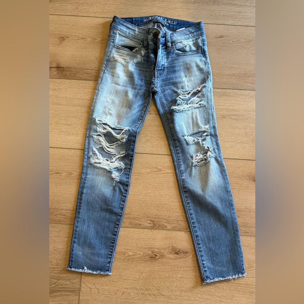 American eagle cropped jeggings